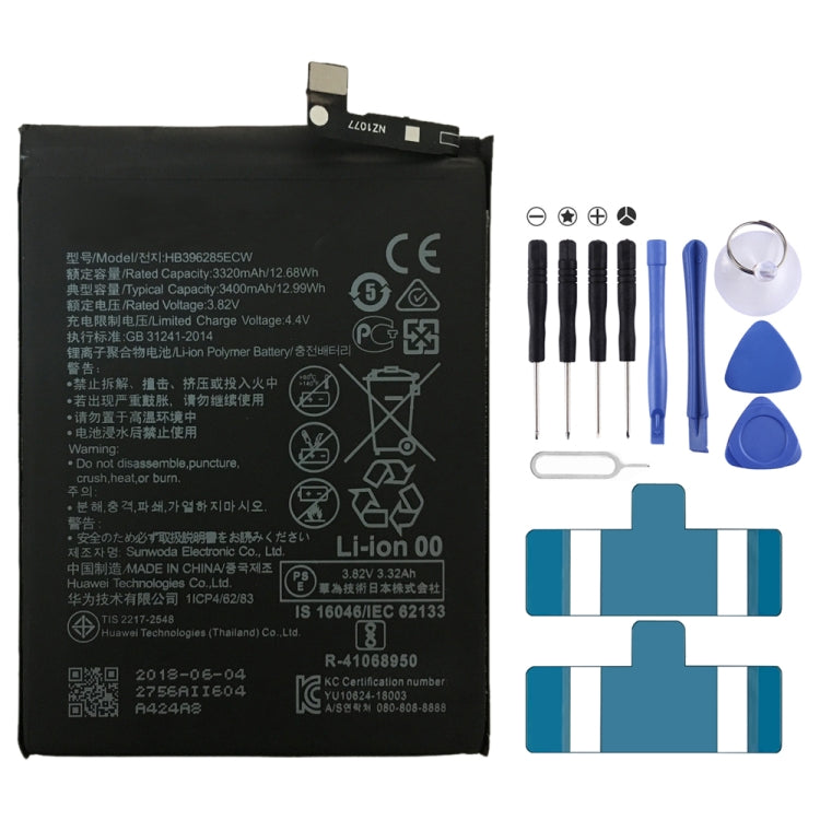 HB396285ECW Lithium Polymer Battery for Huawei P20 / Honor 10 / Nova Lite 3, For Honor 10 HB396285ECW Lithium Polymer Battery for Huawei P20 / Honor 10 / Nova Lite 3, For Honor 10